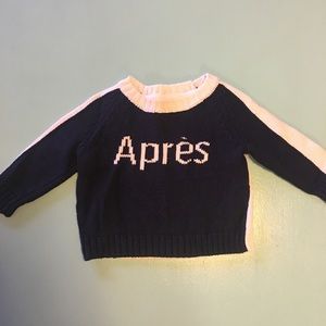 5 for $25 Janie and Jack Apres Sweater Size 6-12M